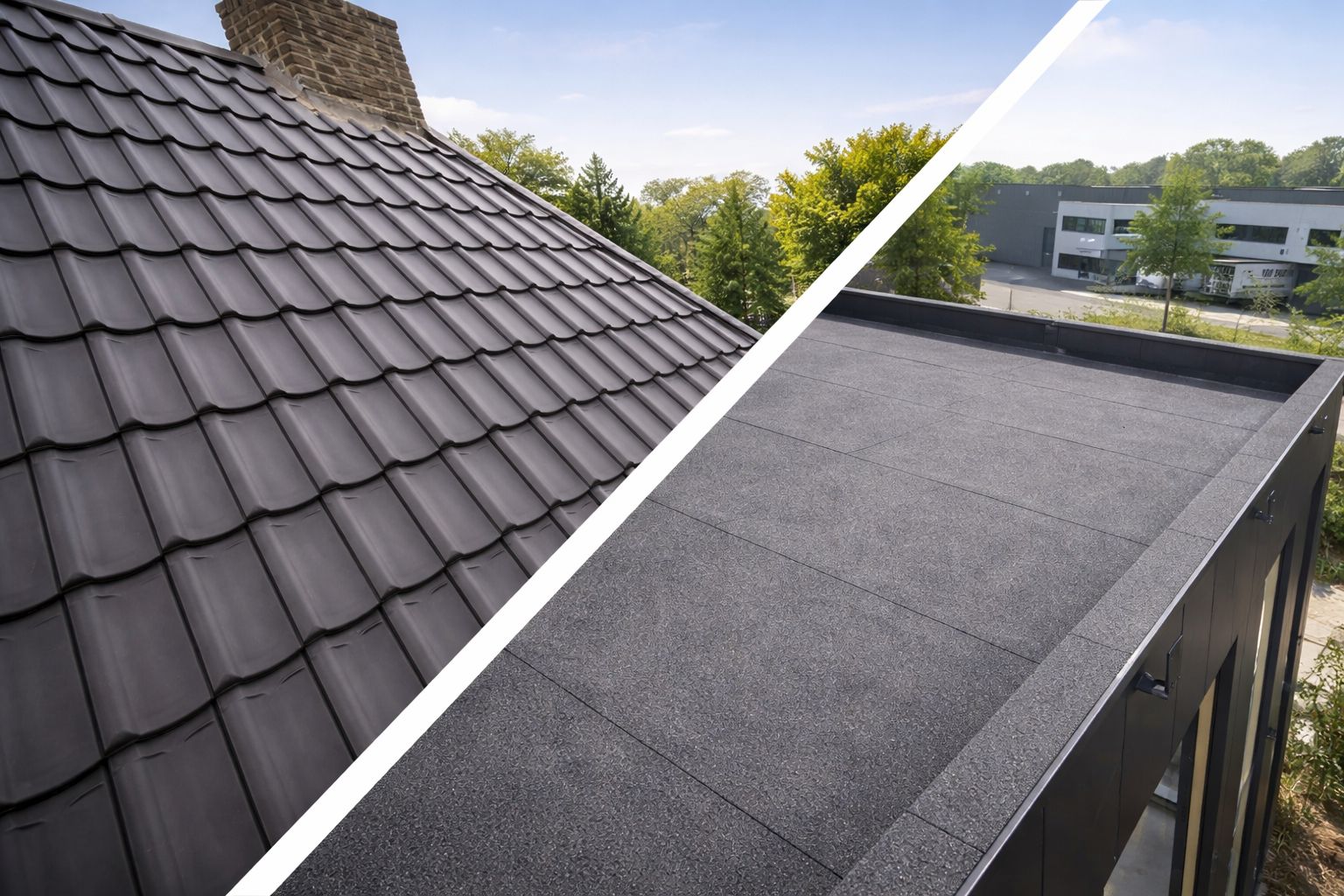 Platte & hellende daken